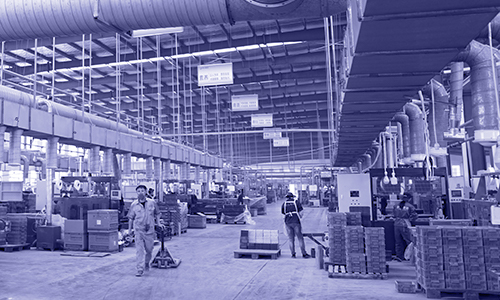 Lead acid battery facility